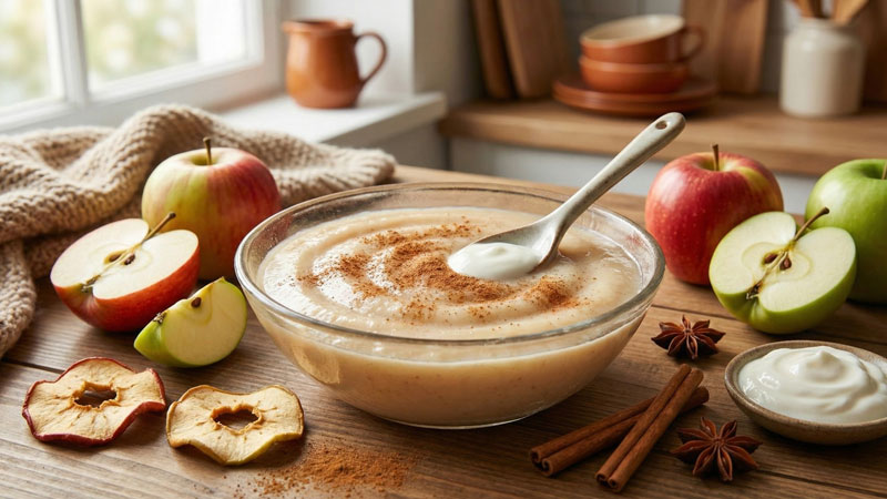 Apfel-Zimt Joghurt Quetschie