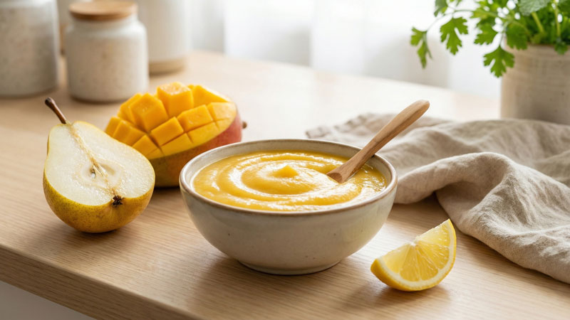 Birne-Mango Quetschie