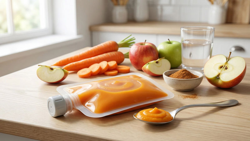 Karotten-Apfel Quetschie